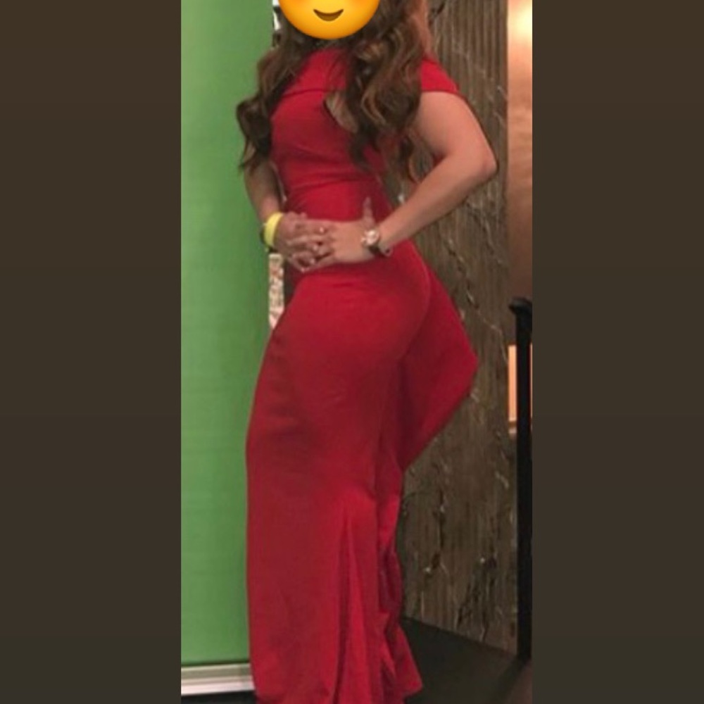 Beautiful red elegant dress